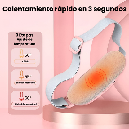 💗 Masajeador Eléctrico para Cólicos Menstruales con Calor y Vibración.